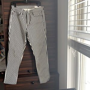 Black and white striped pants!
